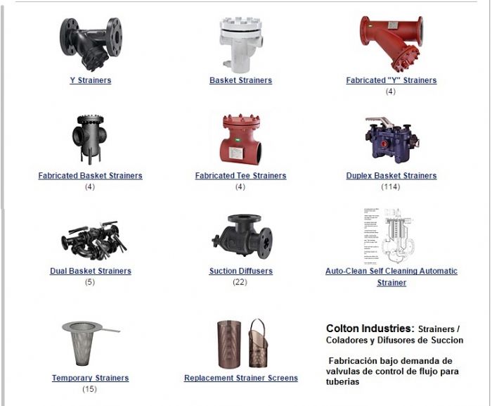 Filtros Canasta Basquet Strainers 